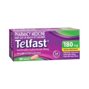 Telfast Hayfever Allergy Relief 180mg Tablets 30 pack