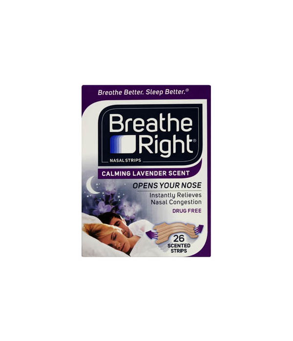 Breathe Right Nasal Strips Tan Lavender 26s - ZOOM Pharmacy