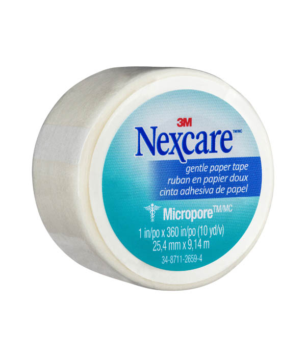 Buy Nexcare Micropore Gentle Paper Tape White 25.4mm x 9.14m