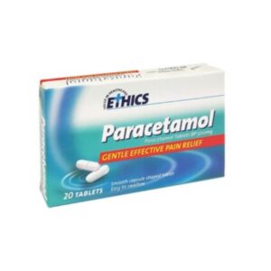 Ethics Paracetamol 500mg Tablets, 20 pack (Quantity Limit 5)