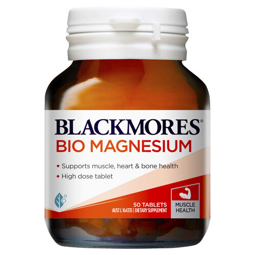 Blackmores Bio Magnesium 50 Tablets ZOOM Pharmacy