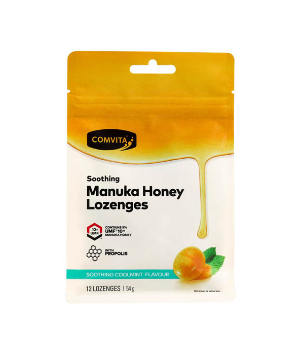 Comvita Manuka Honey Lozenges – Coolmint 12s - ZOOM Pharmacy