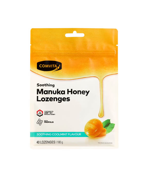 Comvita Manuka Honey Lozenges – Coolmint 40s - ZOOM Pharmacy
