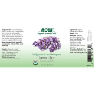 NOW LAVENDER OIL (Lavandula Angustifolia) 118 ml
