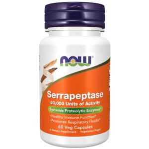 NOW Serrapeptase (60,000 units) 60VC