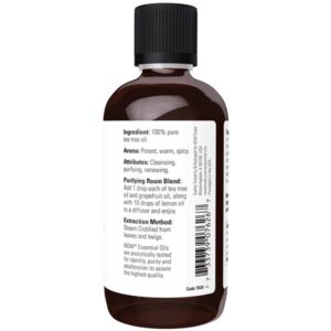 NOW TEA TREE OIL (Melaleuca Alternifolia) 118 ml