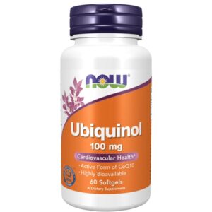 NOW Ubiquinol (Kaneka Ubiquinol) 100mg 60SG
