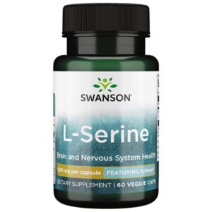 Swanson L-Serine Featuring Ajipure 500mg 60VC