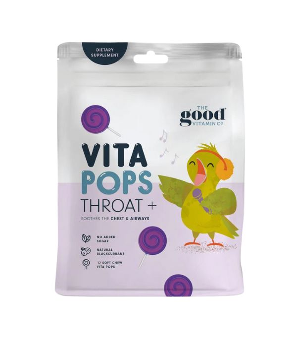 The Good Vitamin Co. Vita Pops Throat+ 12 Pack